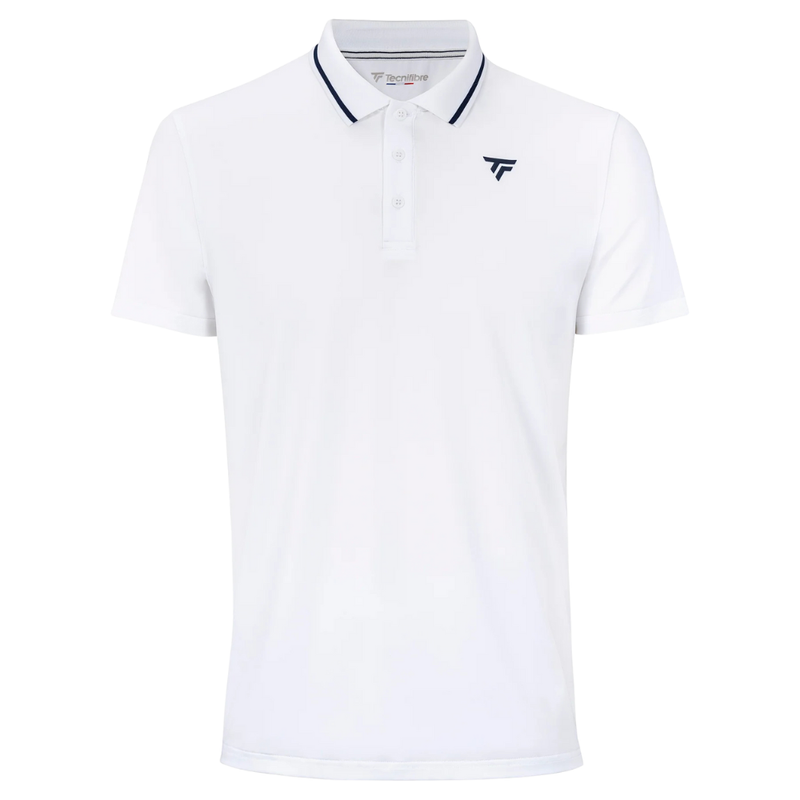 Polo Tecnifibre Team Tech Blanc - Esprit Padel Shop