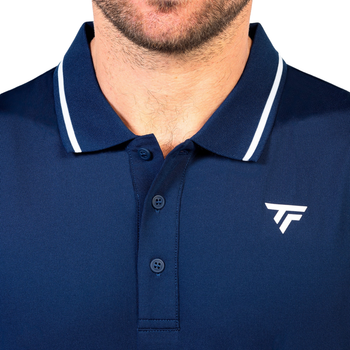 Polo Tecnifibre Team Tech Bleu Marine - Esprit Padel Shop