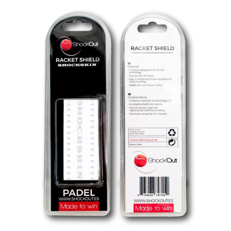 Protection de cadre Shockout Transparente - Esprit Padel Shop