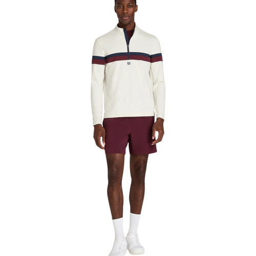 Pull Wilson Elevate Performance Half-Zip Beige - Esprit Padel Shop