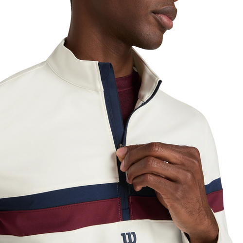 Pull Wilson Elevate Performance Half-Zip Beige - Esprit Padel Shop