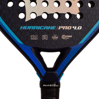 Pala de pádel Black Crown Hurricane Pro 4.0 2027 - Esprit Padel Shop