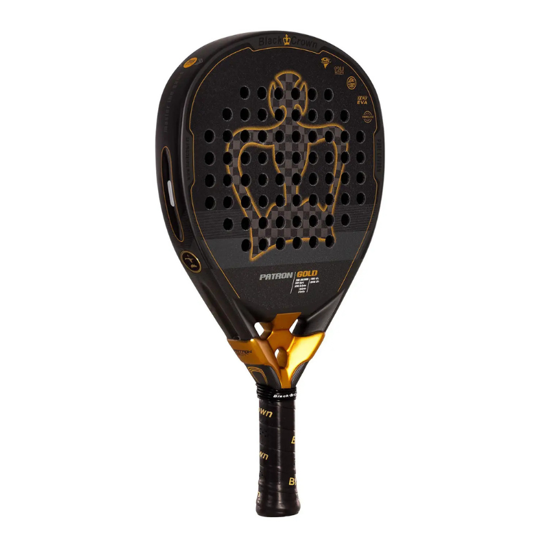 Raquette de padel Black Crown Patron Gold 2025 - Esprit Padel Shop