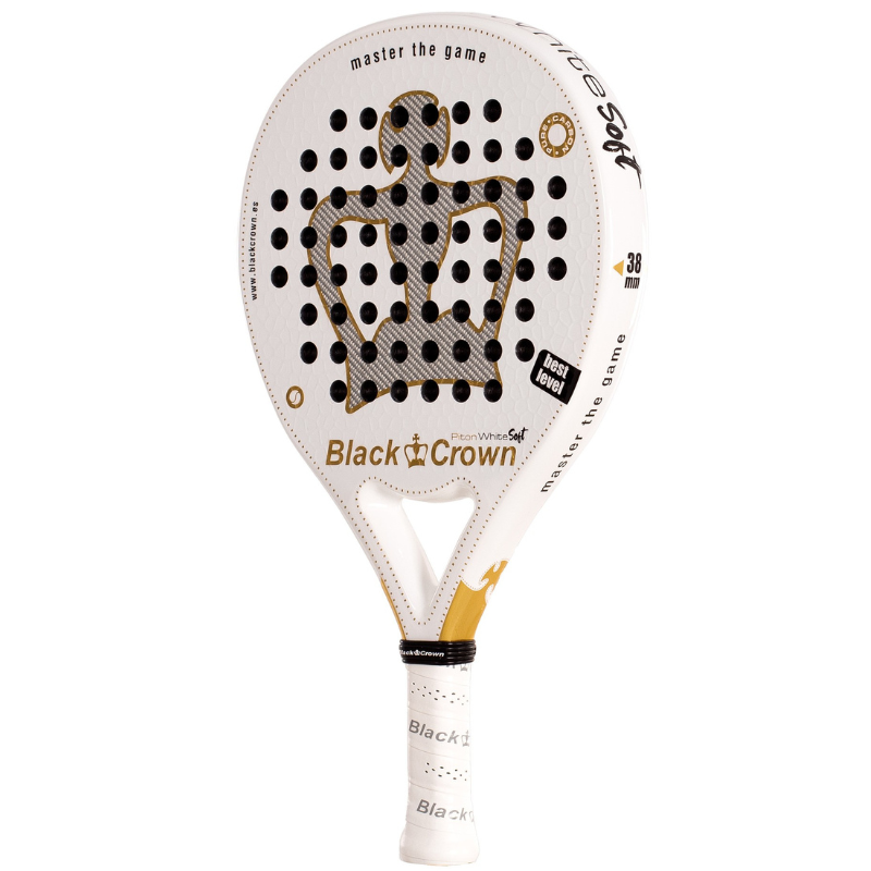 Raquette de padel Black Crown Piton White Soft 2025- Esprit Padel Shop