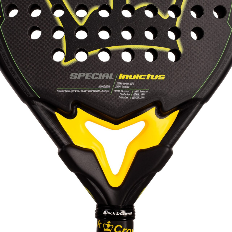 Raquette de padel Black Crown Special Invictus 2025 - Esprit Padel Shop
