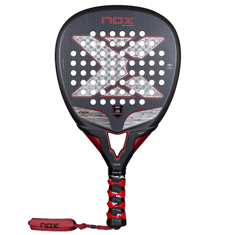 Raquette de padel Nox Future Attack 12k Alum NFA Series 2025 - Esprit Padel Shop