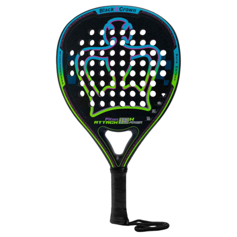 Raquette de padel Black Crown Piton Attack 15K Power 2024 - Esprit Padel Shop