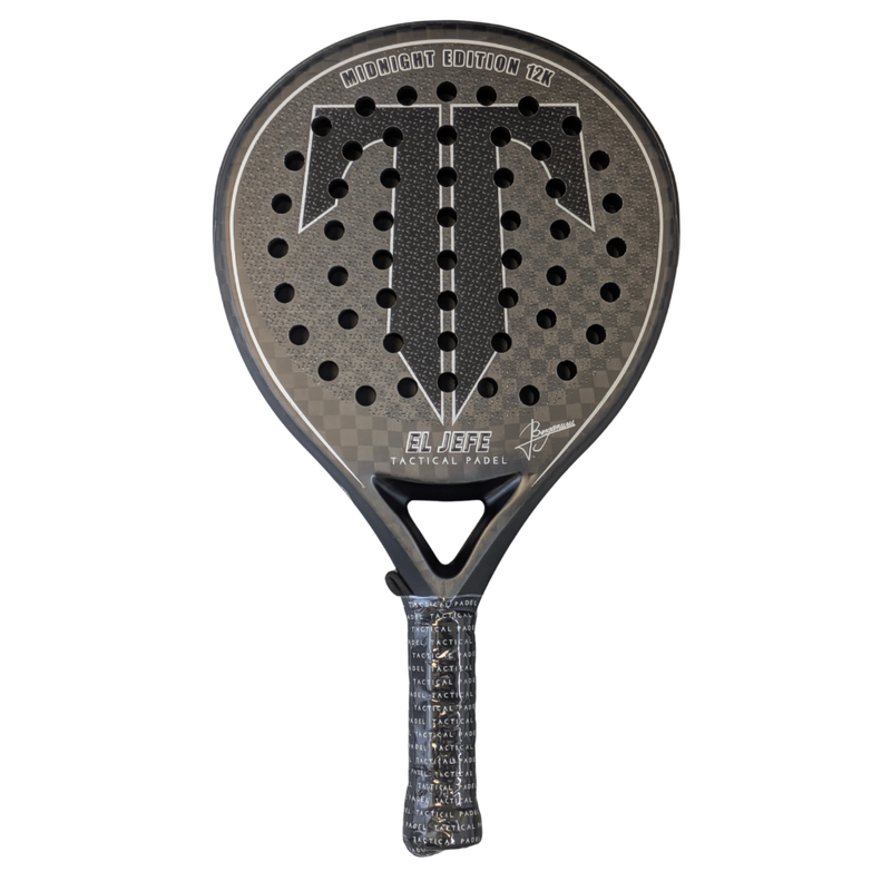 Raquette de padel Tactical Padel El Jefe 12K Midnight - Esprit Padel Shop