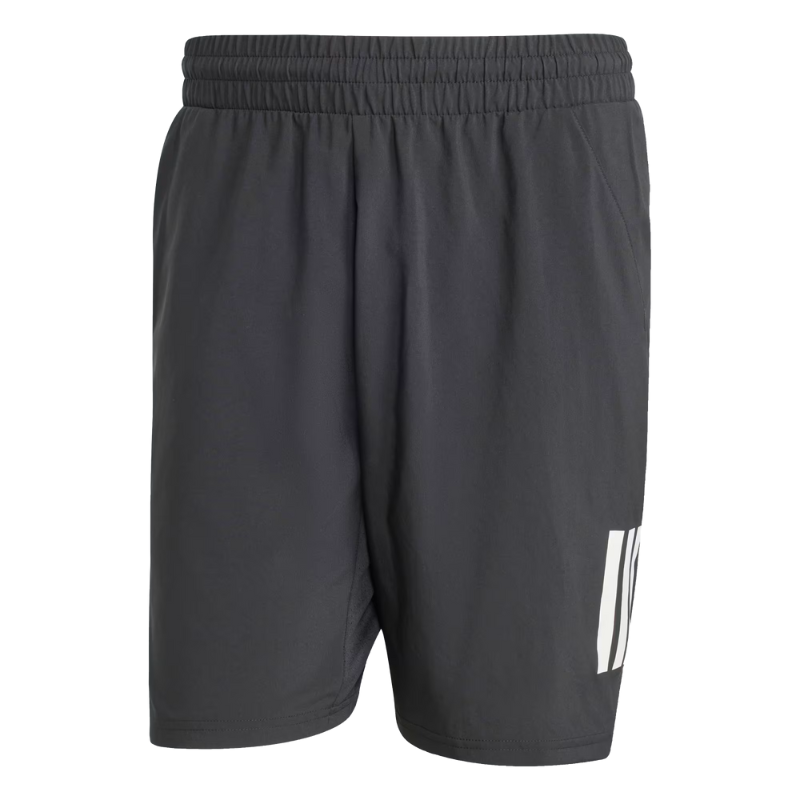 Short Adidas Club 3 Stripes Noir - Esprit Padel Shop