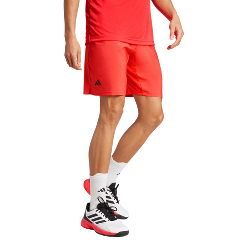 Short Adidas Club 3 Stripes Rouge - Esprit Padel Shop
