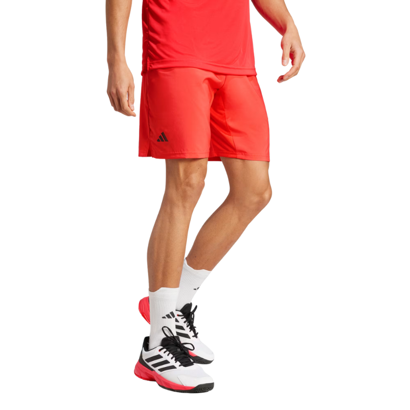 Short Adidas Club 3 Stripes Rouge - Esprit Padel Shop