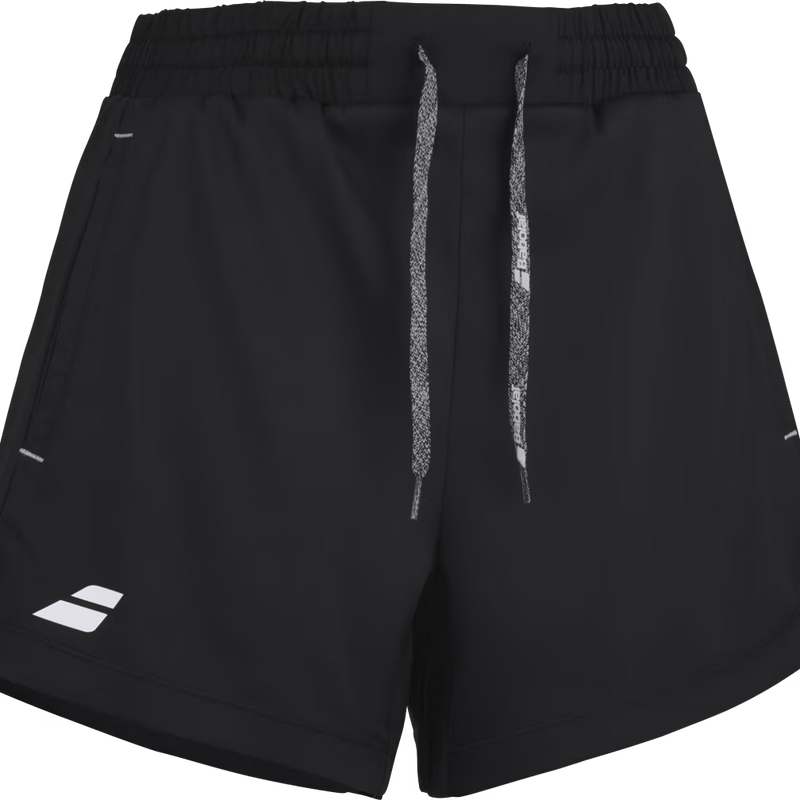 Short Babolat Exercice Noir Femme 2024 3q -Esprit Padel Shop