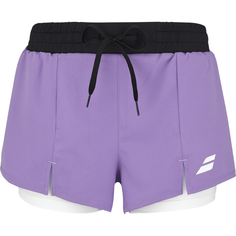 Short Babolat Padel Short Violet Femme 2025 - Esprit Padel Shop