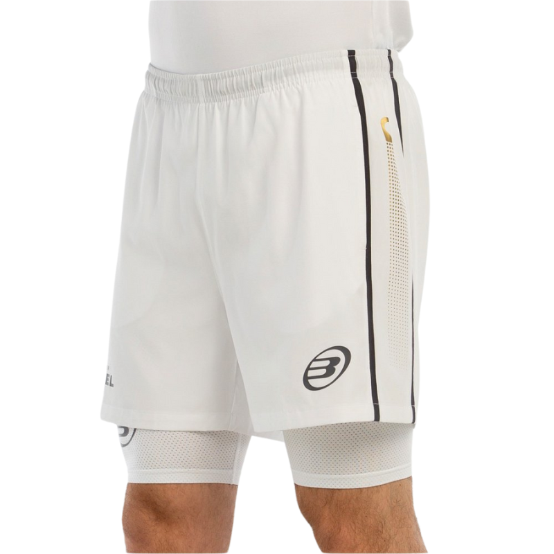 Short Bullpadel Barde Blanc - Esprit Padel Shop