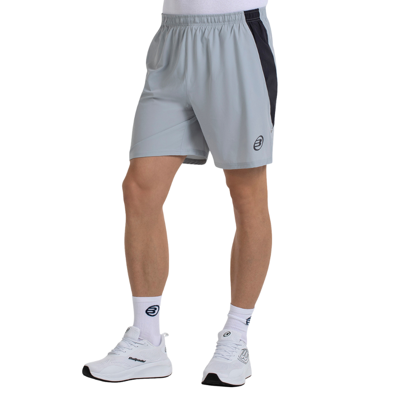Pantalón corto Bullpadel Melea Gris Claro - Esprit Padel Shop