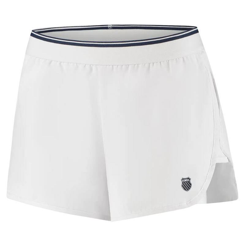 Short K-Swiss Hypercourt Shorts 8 Blanc Femme - Esprit Padel Shop