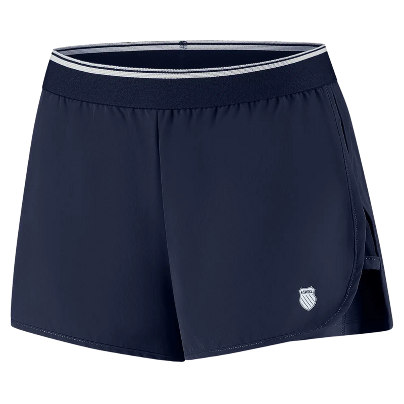 Short K-Swiss Hypercourt Shorts 8 Bleu Marine Femme