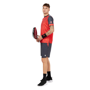 Pantalón corto Macron x Ducati Negro - Esprit Padel Shop