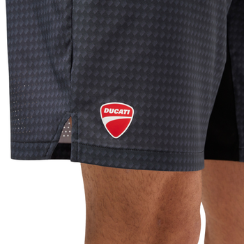 Pantalón corto Macron x Ducati Negro - Esprit Padel Shop