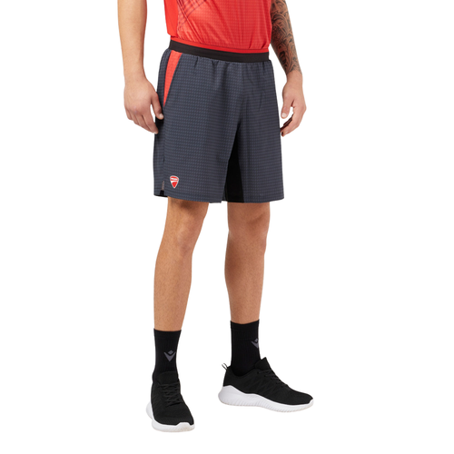 Pantalón corto Macron x Ducati Negro - Esprit Padel Shop
