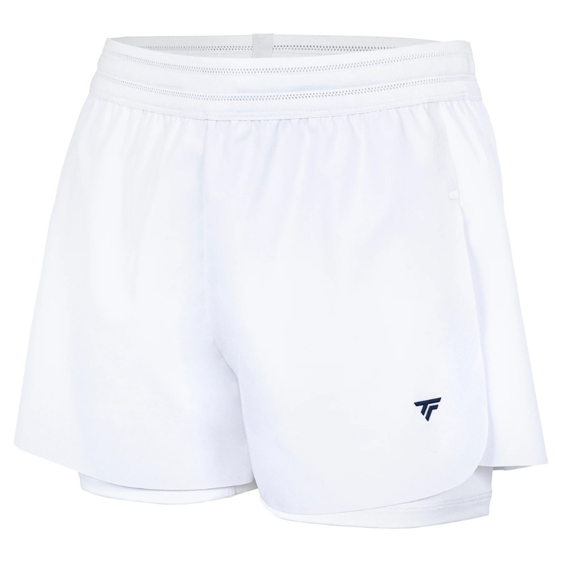 Short Tecnifibre Team Stretch Blanc Femme - Esprit Padel Shop