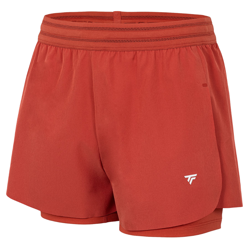 Short Tecnifibre Team Stretch Rouge Femme - Esprit Padel Shop
