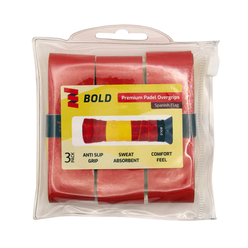 Surgrips Bold Drapeau Espagnol x3 - Esprit Padel Shop