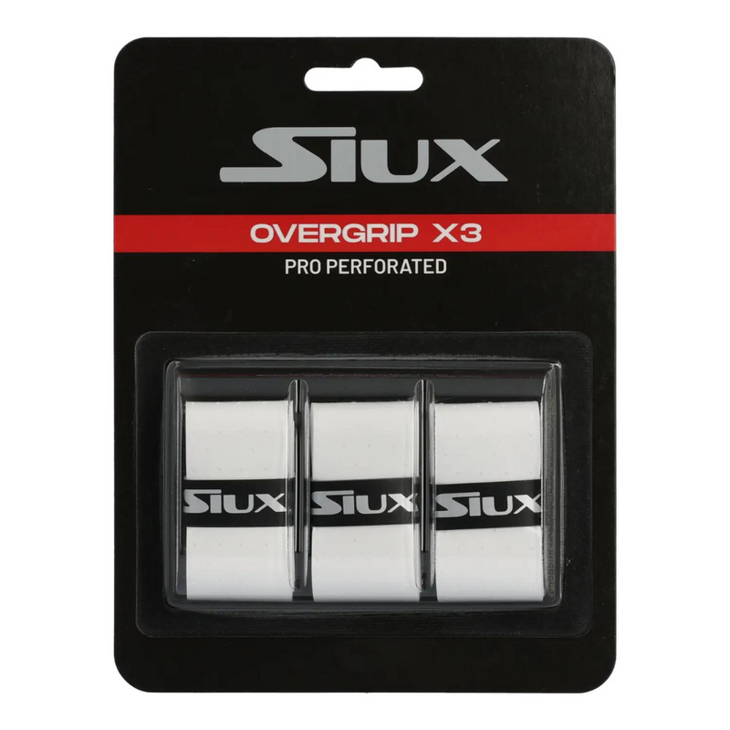 Surgrips Siux Pro Perforated x3 Blanc 2025 - Esprit Padel Shop