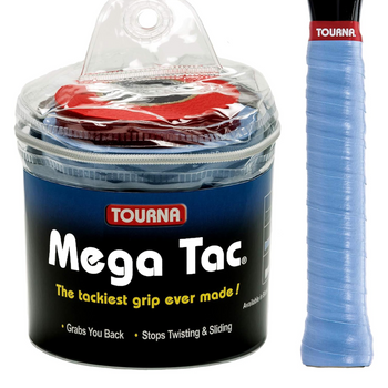Overgrips Tourna Mega Tac blå x30 - Esprit Padel Shop
