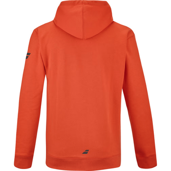 Felpa Babolat Exercice Hood Rosso Dietro - Esprit Padel Shop
