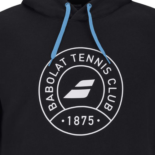 Sudadera Babolat Exercise Hood negra 2025 - Esprit Padel Shop