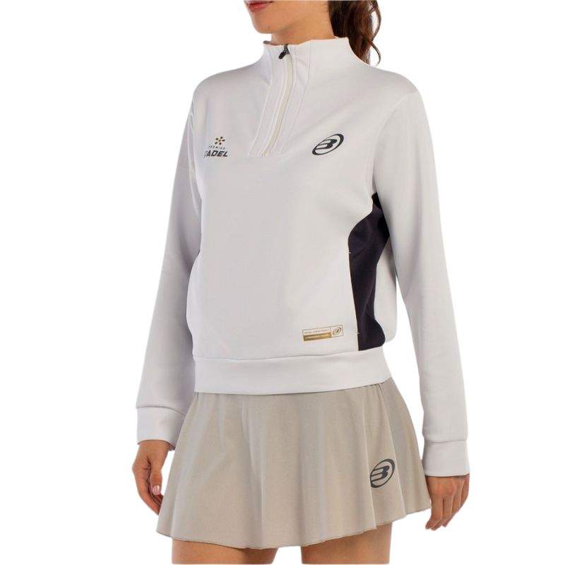 Sweat Bullpadel Airar Blanc Femme - Esprit Padel Shop