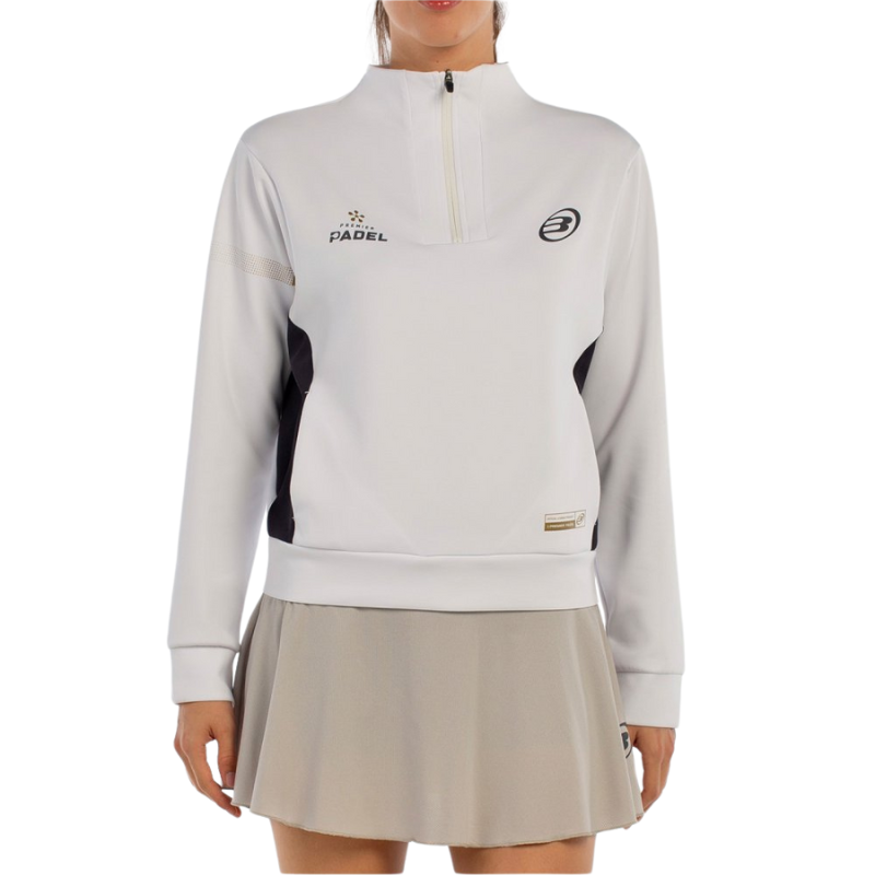 Sweat Bullpadel Airar Blanc Femme - Esprit Padel Shop