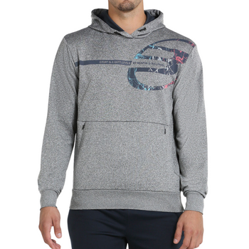 Sweater Bullpadel Baiona grijs voorkant - Esprit Padel Shop