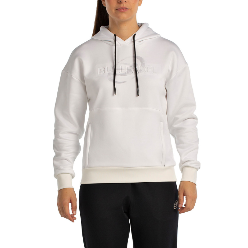 Sweat Bullpadel Befas Blanc Femme - Esprit Padel Shop