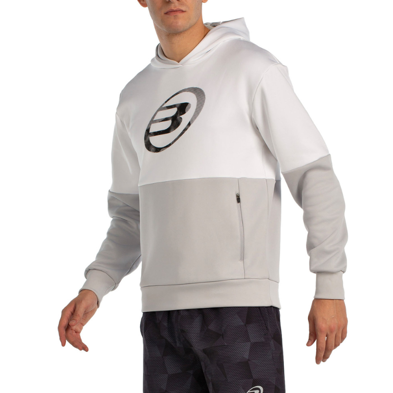 Sweat Bullpadel Boyal Blanc/Gris - Esprit Padel Shop