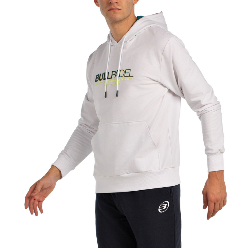 Sweat Bullpadel Boyen Blanc - Esprit Padel Shop