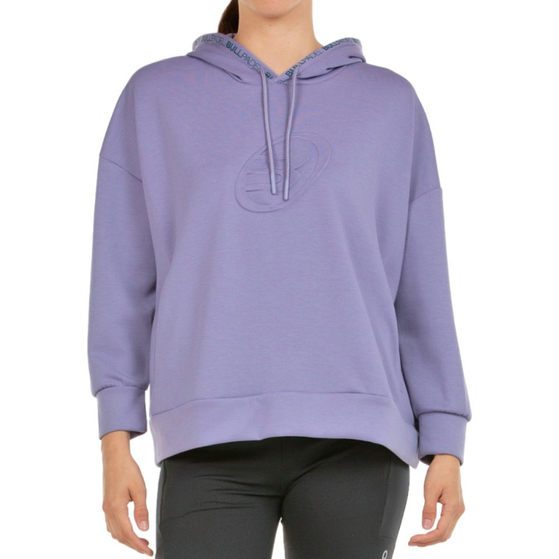 Sweat Bullpadel Naron Violet Femme Face - Esprit Padel Shop