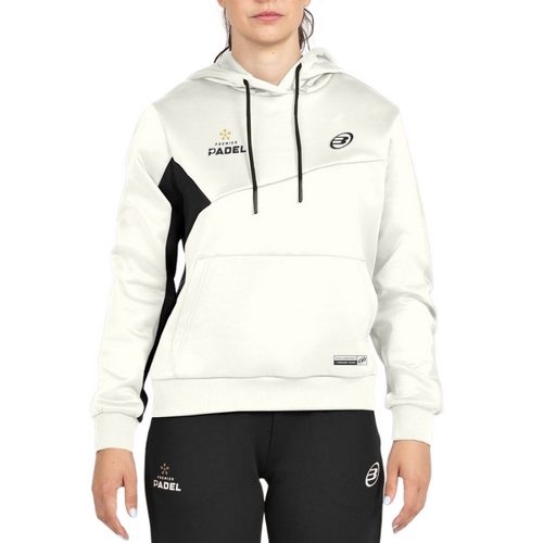 Sweat Bullpadel Peder Blanc Femme - Esprit Padel Shop