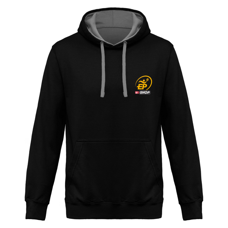 Sweat à capuche Esprit Padel Shop noir Face - Esprit Padel Shop