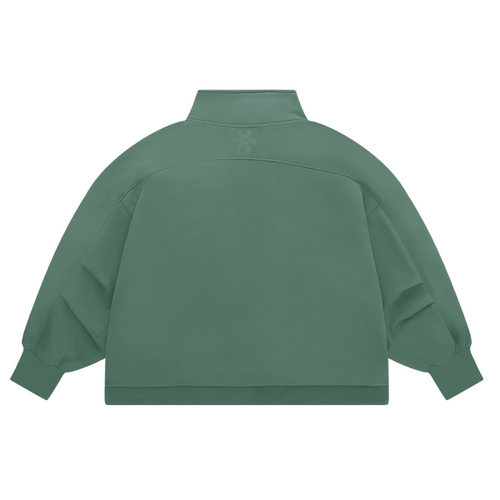 Felpa Cropped Mezza Zip Osaka Verde Donna - Esprit Padel Negozio
