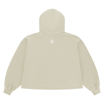 Felpa corta da donna con cappuccio Osaka Cropped Beige - Esprit Padel Negozio