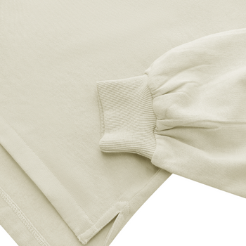 Felpa corta da donna con cappuccio Osaka Cropped Beige - Esprit Padel Negozio
