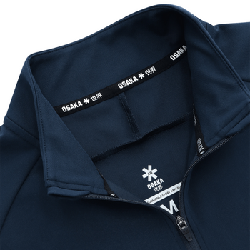 Felpa Osaka Half Zip Blu Marino - Esprit Padel Shop