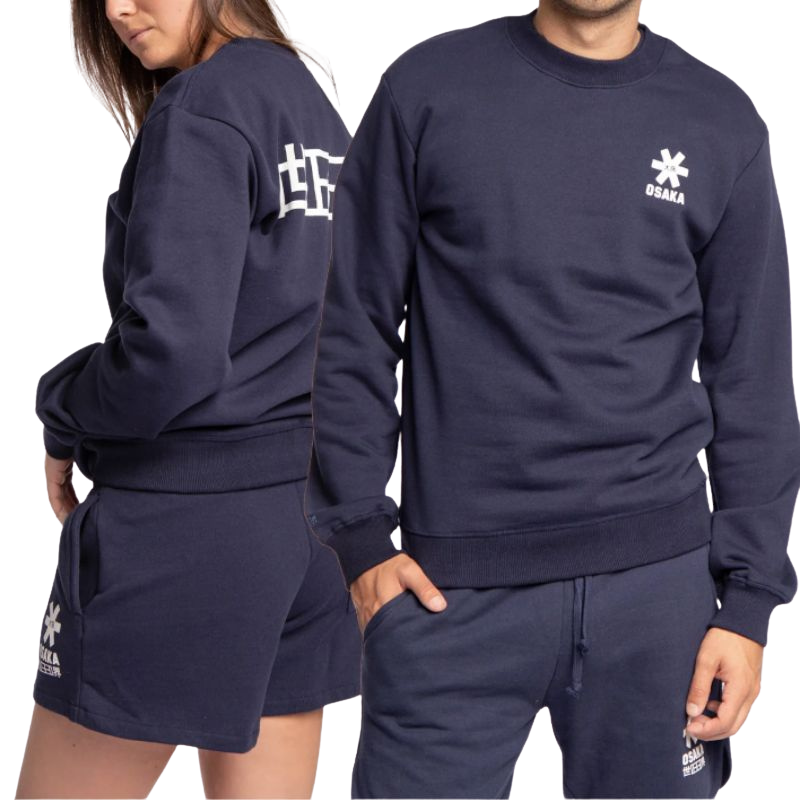 Sweat Osaka Unisex Padel Court Classic Bleu marine - Esprit Padel Shop