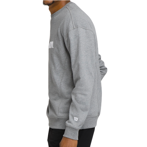 Felpa Wilson Team Crewneck Script Grigio - Esprit Padel Shop