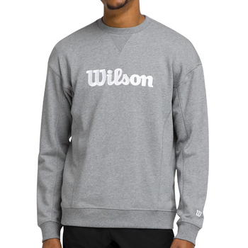Felpa Wilson Team Crewneck Script Grigio - Esprit Padel Shop