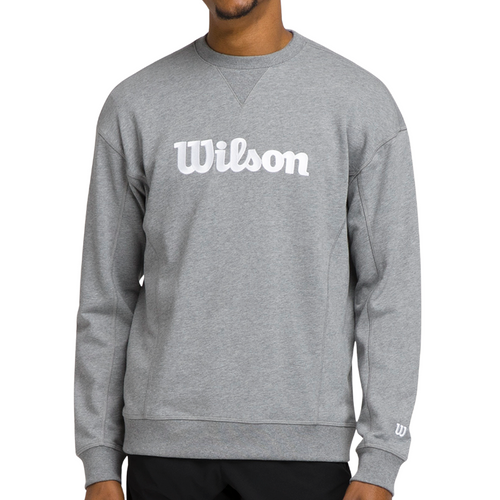 Felpa Wilson Team Crewneck Script Grigio - Esprit Padel Shop