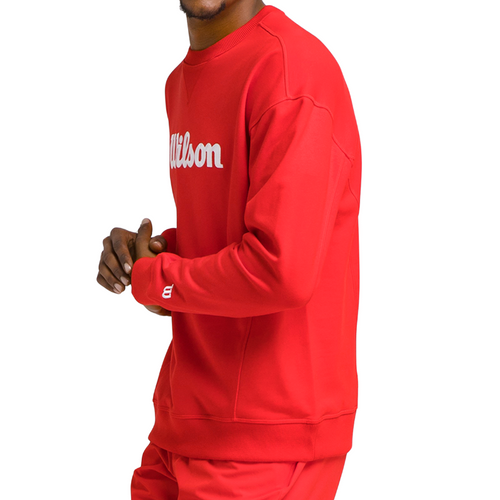 Sudadera Wilson Team Crewneck Script Roja - Esprit Padel Shop