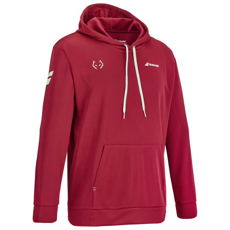 Sweat Babolat Lebron Hood Rouge 3q - Esprit Padel Shop